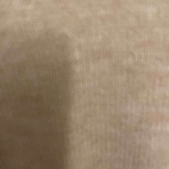 Women’s pullover tunic style sweater. Cream on top caramel on bottom. Size L - Picture 2 of 5